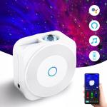 Colorful Star Moon Light Rotating Projector Lamp USB Recharge For Decoration
