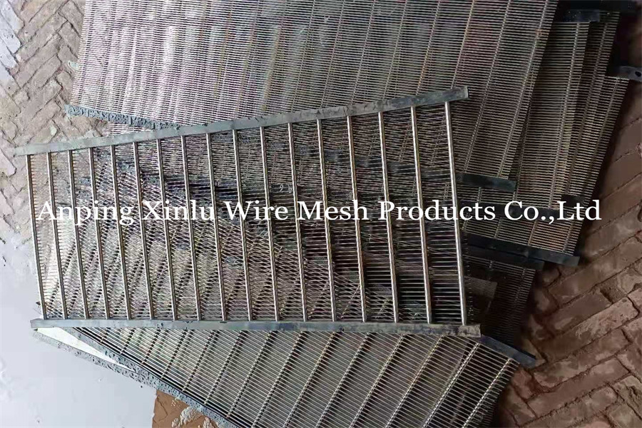 Industrial Filter 304 Stainless Steel Wedge Wire Screen Panel Support Grating