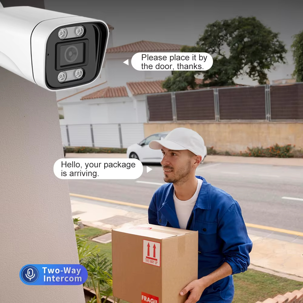 Outdoor Cctv Camera Wifi Tuya Smart Dual Light Outdoor Tuya Smart Camera CCTV Security Wifi IP Camera