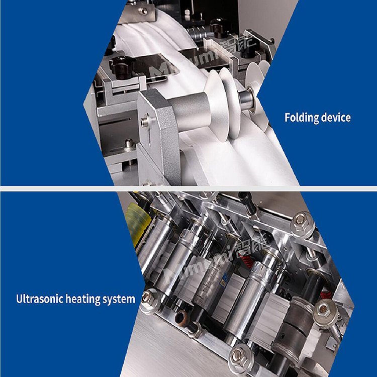 8.5kw Pollution Mask Making Machine / Surgical Mask Machine 1000Kgs Weight