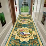 Tulip And Peony Flower Entrance Large Commercial Floor Mat Hotel Corridor