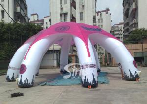Quality 10m 8 legs outdoor movable customized inflatable spider tent with logo for promotion or event wholesale