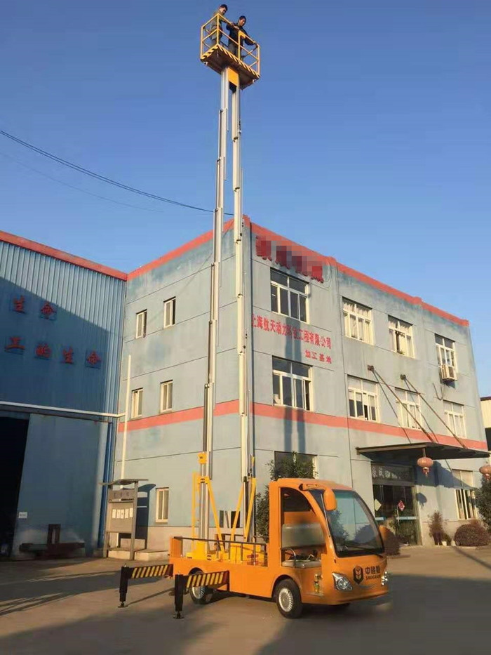 Aluminum Alloy Aerial Outdoor Maintence Automobile Truck Mounted Elevating Work Platform