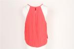 100% Polyester Utility Gilet Vest Red Ladies Sleeveless Tops