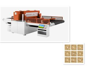 Quality Shoe Upper Automatic Leather Cutting Machine / Leather Processing Equipment wholesale