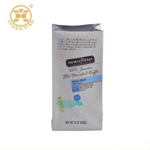 Quality Food Grade AL PE Plastic Coffee Packaging Bags 4 Oz Coffee Bags With Valve wholesale