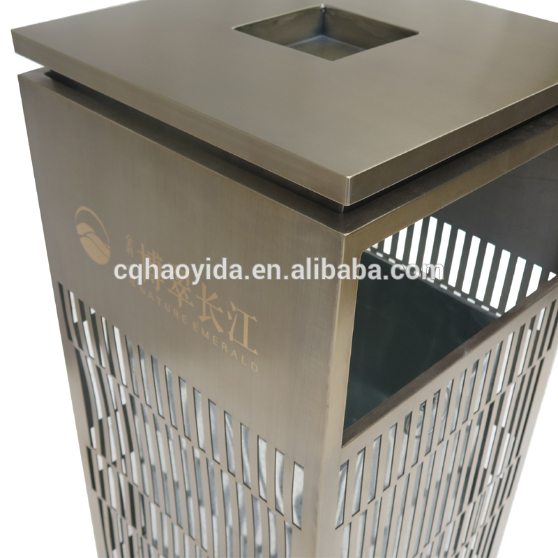 EN840 Certificate 45L Commercial Outdoor Trash Cans