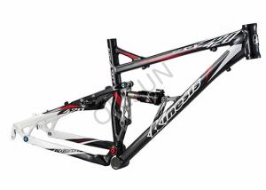 Quality Aluminum XC Full Suspension Bike Frame 26er Freeride / Downhill Riding Style wholesale