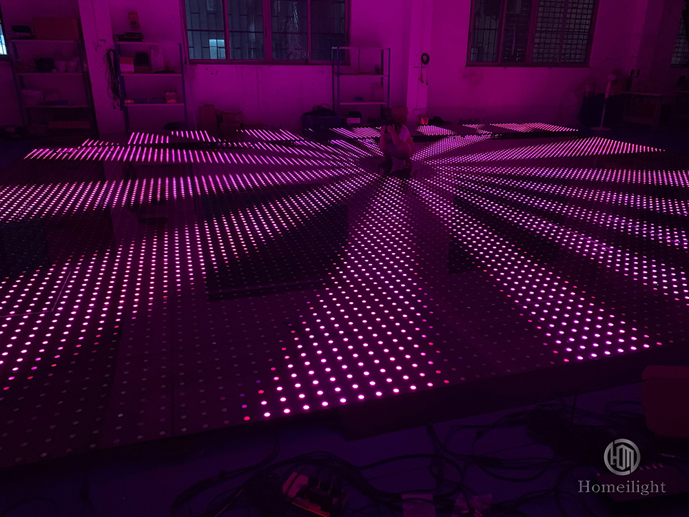 14kg Product Weight LED Starlit Dance Floor Panel for Nightclub Event in Bar Wedding