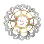 310mm Floating Brake Disc Rotor for Honda Racing Bike CB 1000 R CBR RR 1000 CTX