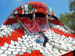 Fiberglass Water Park Slide Commercial 15m Dual Flume Cobra Water Slide