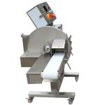 Transmission belt meat cutting machine