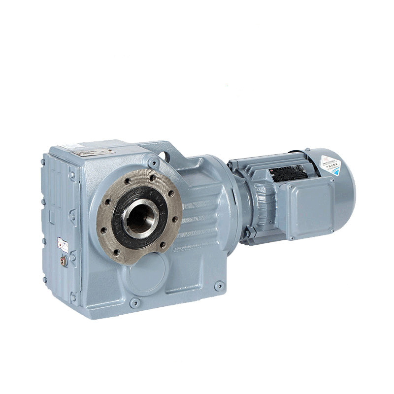 High Torque Inline Motor Gearbox Helical Bevel Speed Reducer