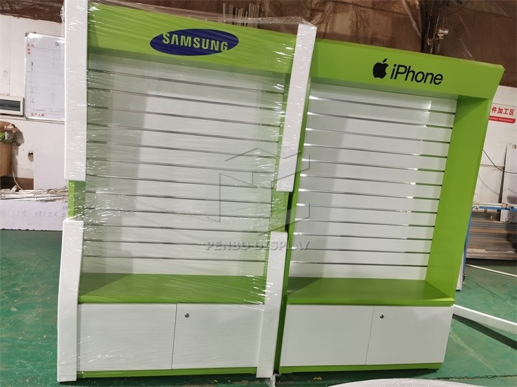 Slat Wall Display Phone Store Furniture Cabinet 5mm Thick MDF