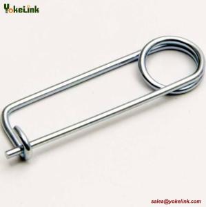 Quality Stainless steel Spring Wire Coiled Tension Safety Pin, Diaper Pin Zinc Finish Safety Pin Wire wholesale
