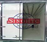 FRP / Fiberglass Sandwich Dry Van Body For Dry Cargo Transport 10 - 25m3 Volume