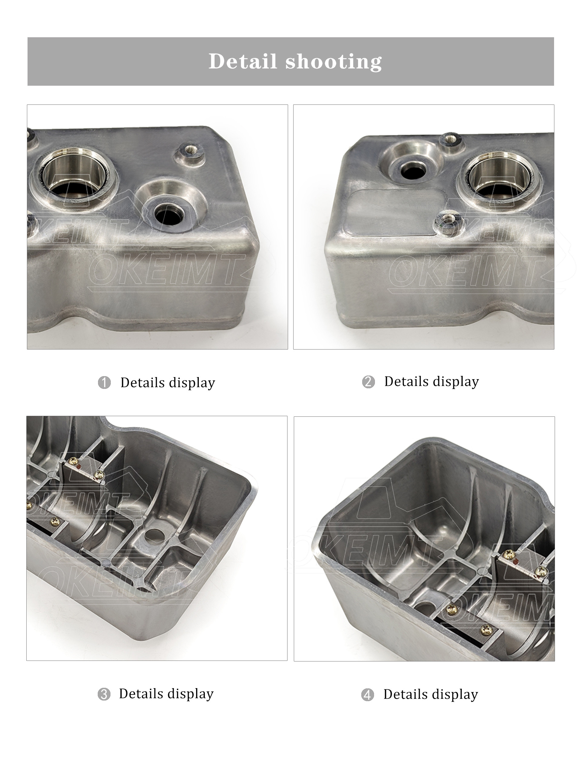 D1146 High Quality Engine Valve Cover for Komatsu Excavator Parts
