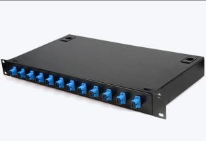 Quality Short Delivery 12 Fiber Optic ODF 1U Rack Mount Empty Fiber Terminal Panel wholesale