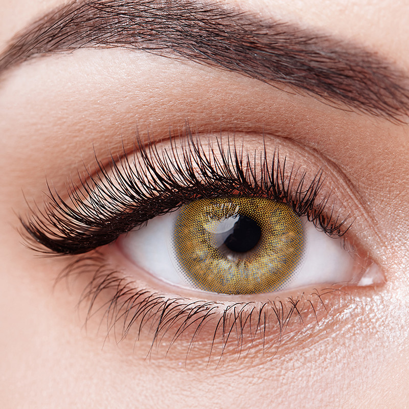 KSSEYE Colored Most Natural Blue Contact Lenses Cosmetic Without Diopters 14mm