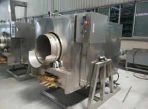 Quality Sesame / Groundnut Roaster Machine 304 Stainless Steel Gas Or Electric Heating wholesale