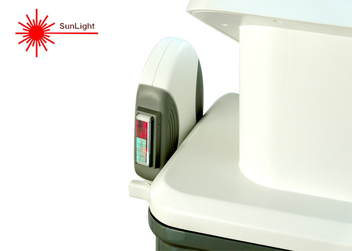 Two Handle Skin Tightening Machine , Ipl Hair Removal Beauty Equipment