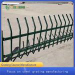 Zinc Alloy Bending Community Park Lawn Garden Edging Fence U Shaped