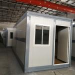 Manufactured Modern Design Style Folding Container House with Galvanized Steel