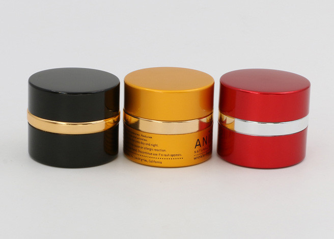 15ml Red Empty Glass Cosmetic Jars Eye Cream Packing Small Size Customized