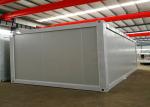 White Steel Structure Living Container House , Portable Living Containers With