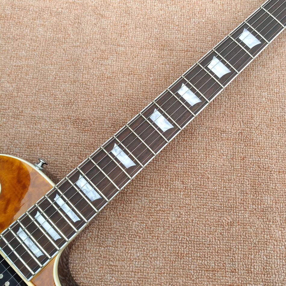 New style high quality LP standard 1959 R9 electric guitar, Flame Maple Top Rosewood Fingerboard electric guitar