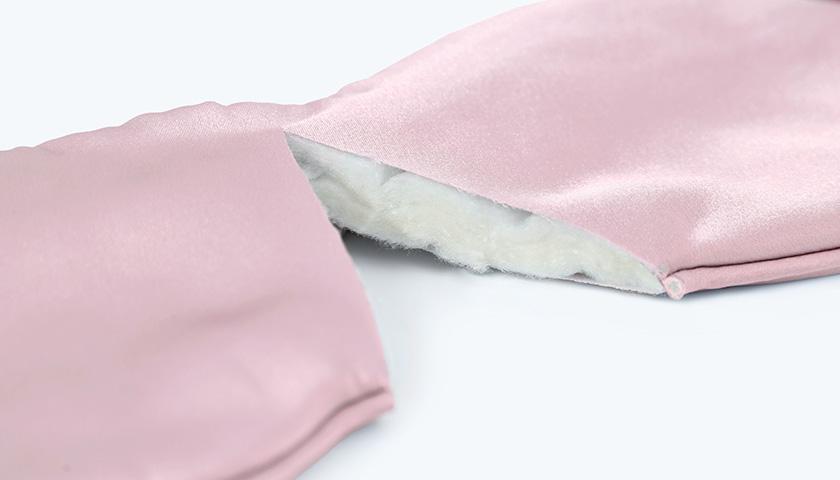 Pure Lightweight Silk Fabric 100% Mulberry Silk Eye Mask With Elastic Band