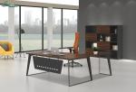 Wood Material Open Space Office Workstation with 4 Compartments 2 Shelves