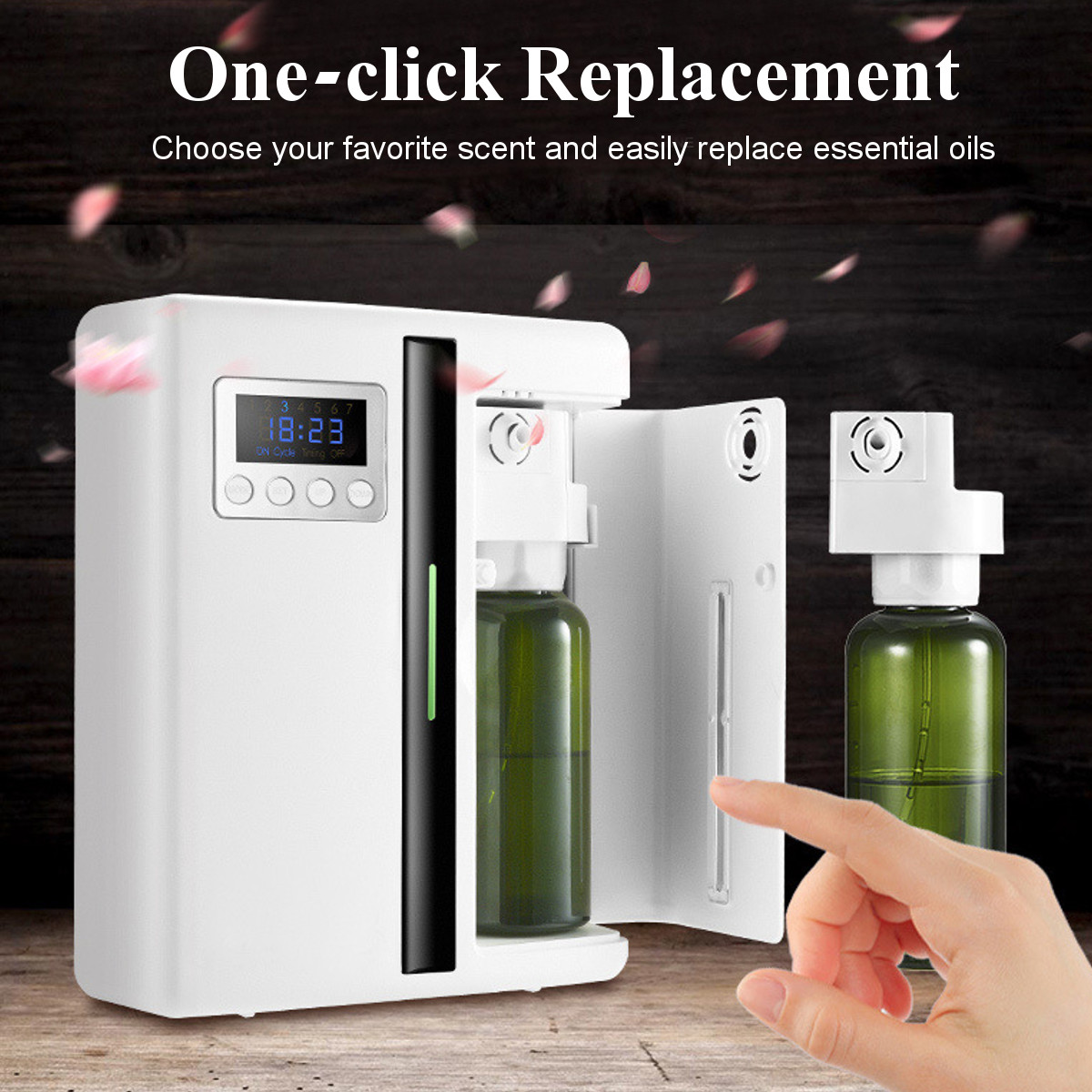 Pure Essential Oils Diffuser Cordless Humificador De Aroma Wireless Fragrance Humidifier Scent Machine Waterless Diffuser