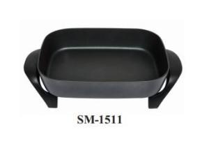 Quality 12 *15 Inch Small Electric Skillet , Deep Frying Pan With Glass Lid wholesale