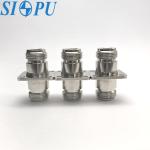 N Female To N Female RF Coax Adapter Flange Mounted