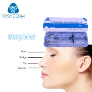 Quality Injection Gel HA Dermal Filler Fosyderm 2Ml Deep Nose Filler wholesale
