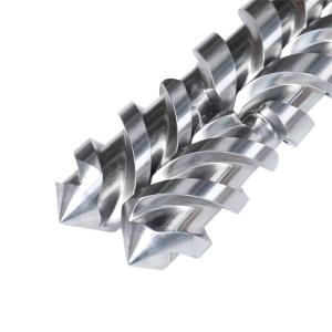 Quality Conical Twin Vented Screw Barrel 0.5-0.8mm For Extruder PVC Sheet Board wholesale