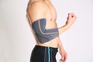 Quality High Elastic Compression knitted nylon elbow-pad elbow sports Support wholesale