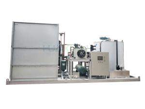 Quality Industrial Flake Ice Machine 10 Ton Evaporative Fresh Water For Fishes wholesale