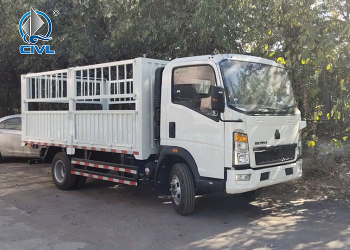 4x2 Light Cargo truck 3tons Mini Howo 4 x 2 Light Duty Commercial Trucks fence lorry truck
