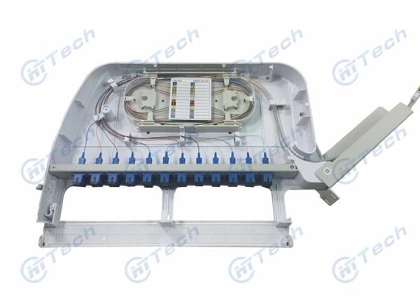 Plastic SC Fiber Optic Patch Panel 24 Port Various Cold Rolled Steel Adapter