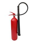 Alloy Steel 5kg CO2 Fire Extinguisher Red Cylinder 136x655mm