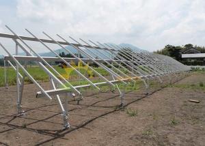 Quality Ballasted 6005 Aluminium Solar Structure 12 Years Duration wholesale