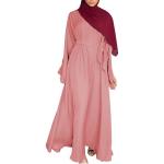 Women Clothes Middle East Abaya Muslim Solid Color Plus Size Muslim Long Dress