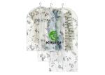 Stamping Foldable Suit Travel Bag , Translucence Waterproof Clothes Bag