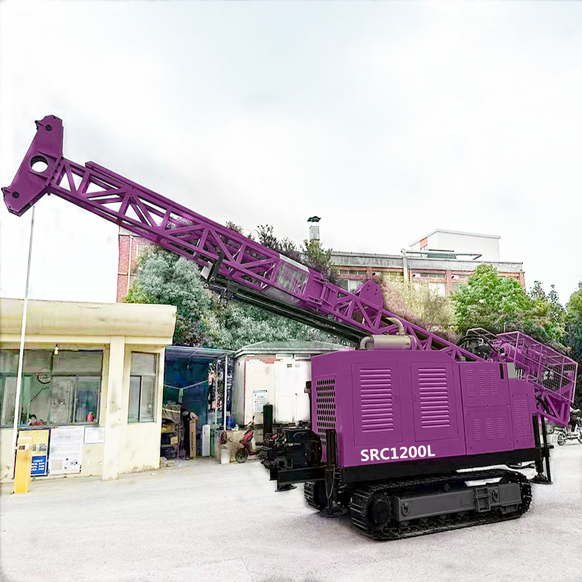 Geological Borehole Drilling Rig 1200m Hydraulic Diamond Core Sampling Drilling Machine