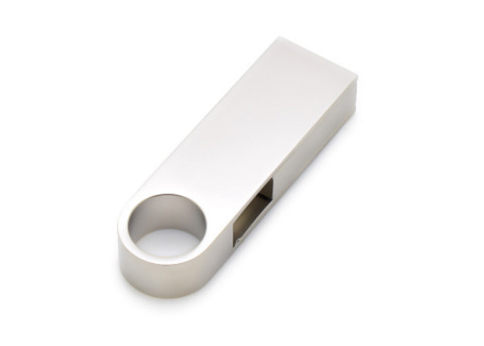 Silvery Otg Usb Flash Drive With High Speed Transfer Rate Ce Certification