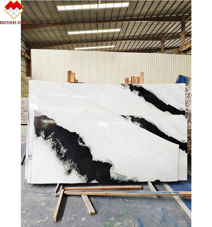 18mm Thickness Big Slab Modern Natural Panda White Marble Spiral Steps Staircase