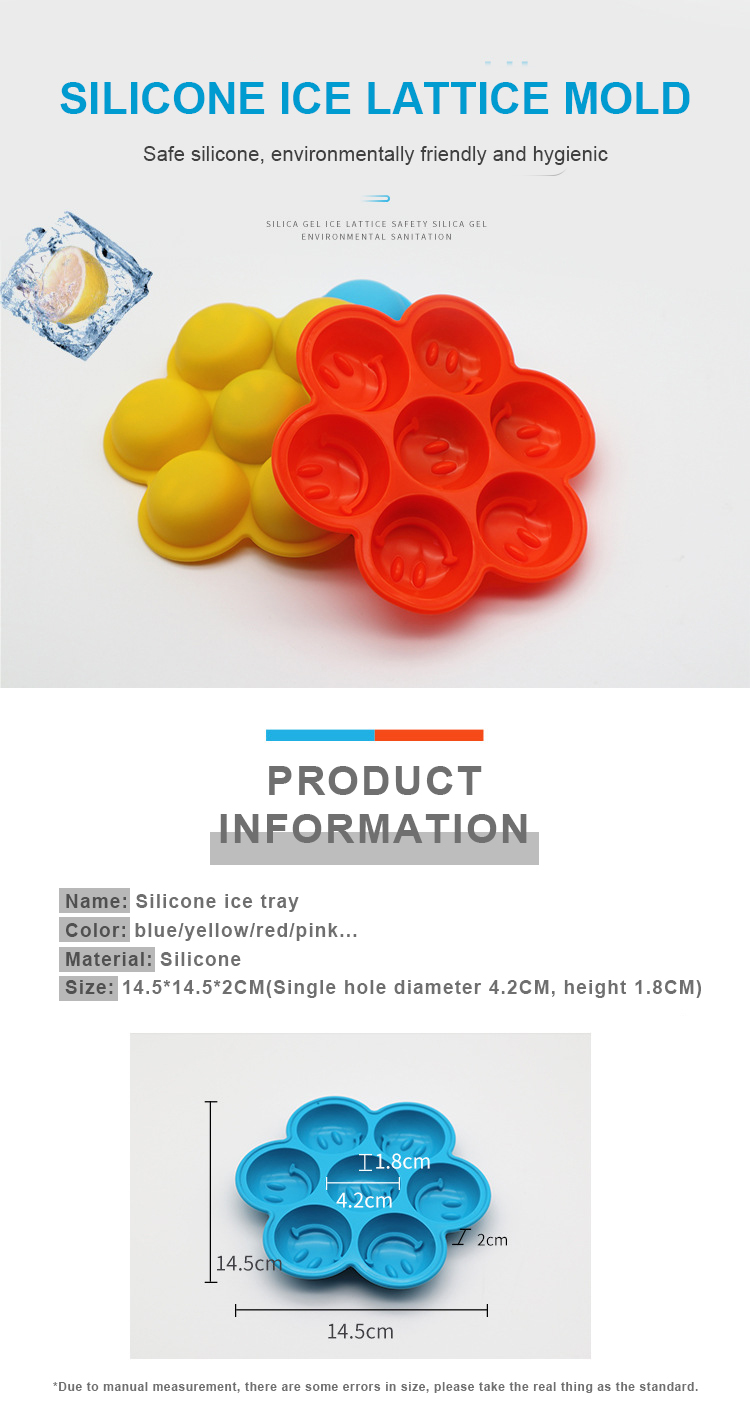 Easy Release Silicone Ice Cube Tray