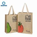 Various Size Shopping Printed Embroidery Cotton Jute Bag